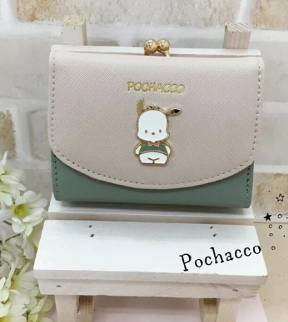 日本SANRIO金屬扣銀包 (非日本製)