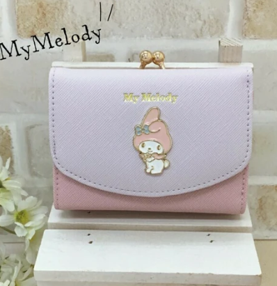 日本SANRIO金屬扣銀包 (非日本製)