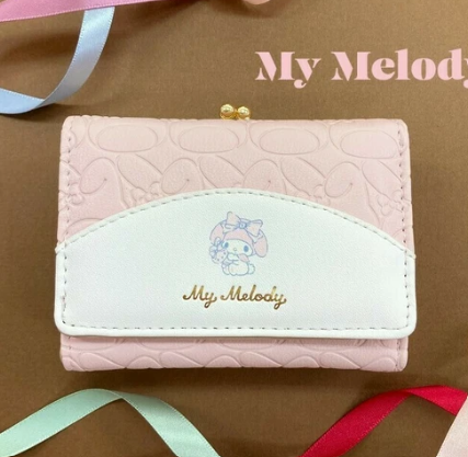 日本SANRIO金屬扣銀包 (非日本製)