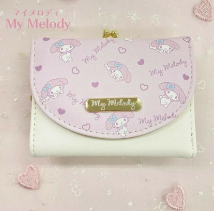 日本SANRIO金屬扣銀包 (非日本製)