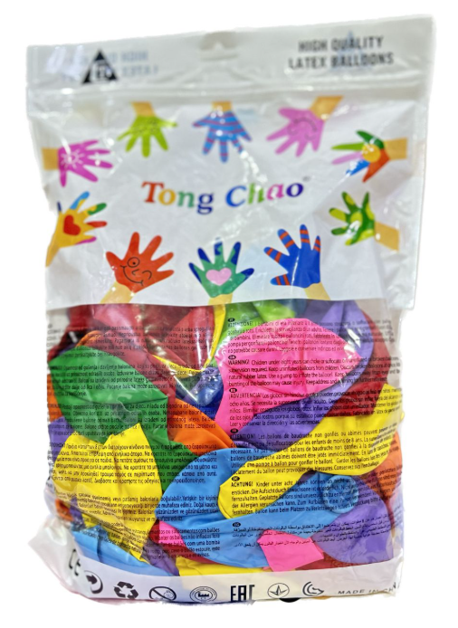 日常 优惠款 12寸 五彩气球 100个