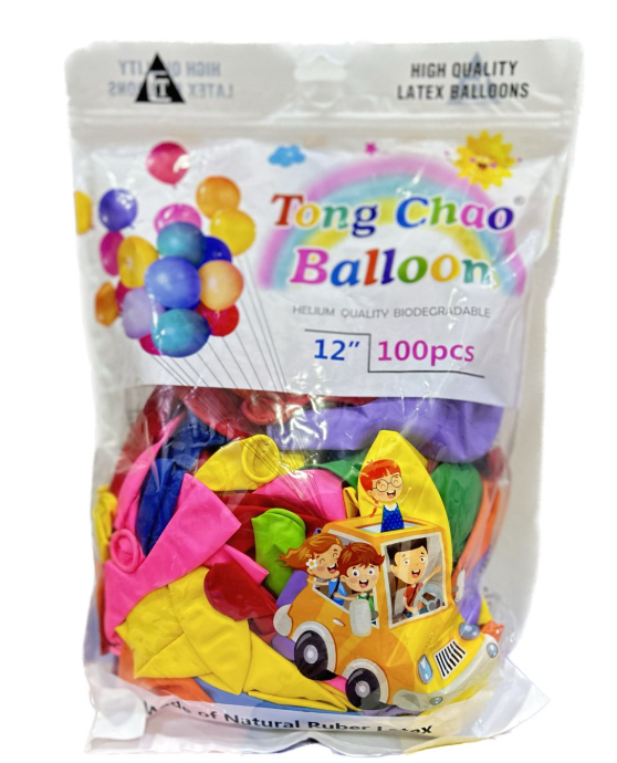 日常 优惠款 12寸 五彩气球 100个