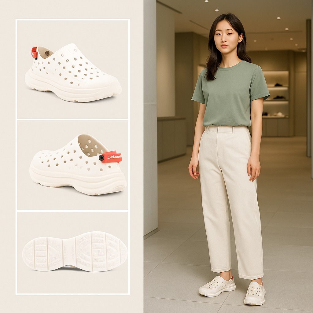 【預購】LAYER 8 Unisex Katana G072103 女裝洞洞鞋