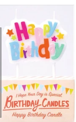 日式生日快樂蠟燭 (非日本製)