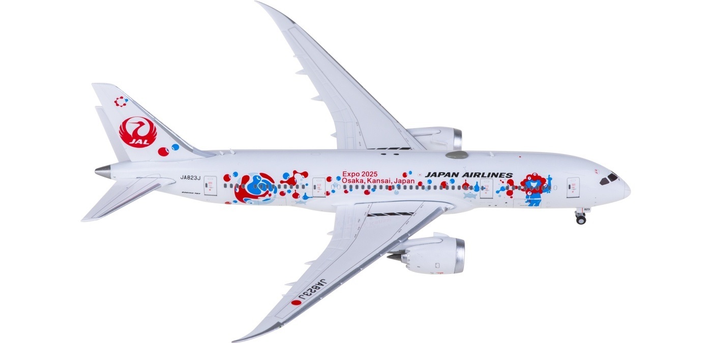 1/400 日本航空 波音787-8 JA823J 2025 年世博會彩繪