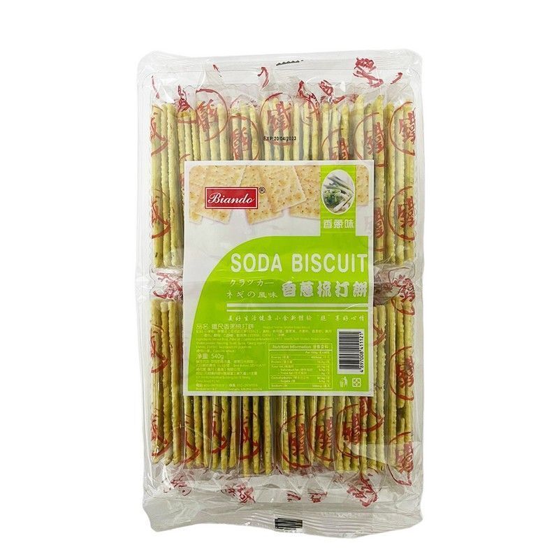 鐵尺 - 鐵尺 - 梳打餅 540g(香蔥)