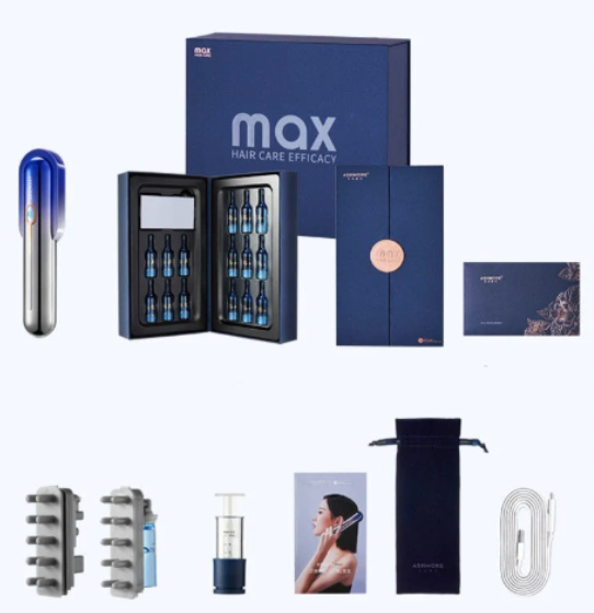 ASHMORE 射頻防脫髮生髮頭皮護理電動梳子 (一年保養)