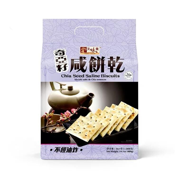 美味棧 奇亞籽咸餅乾 400g