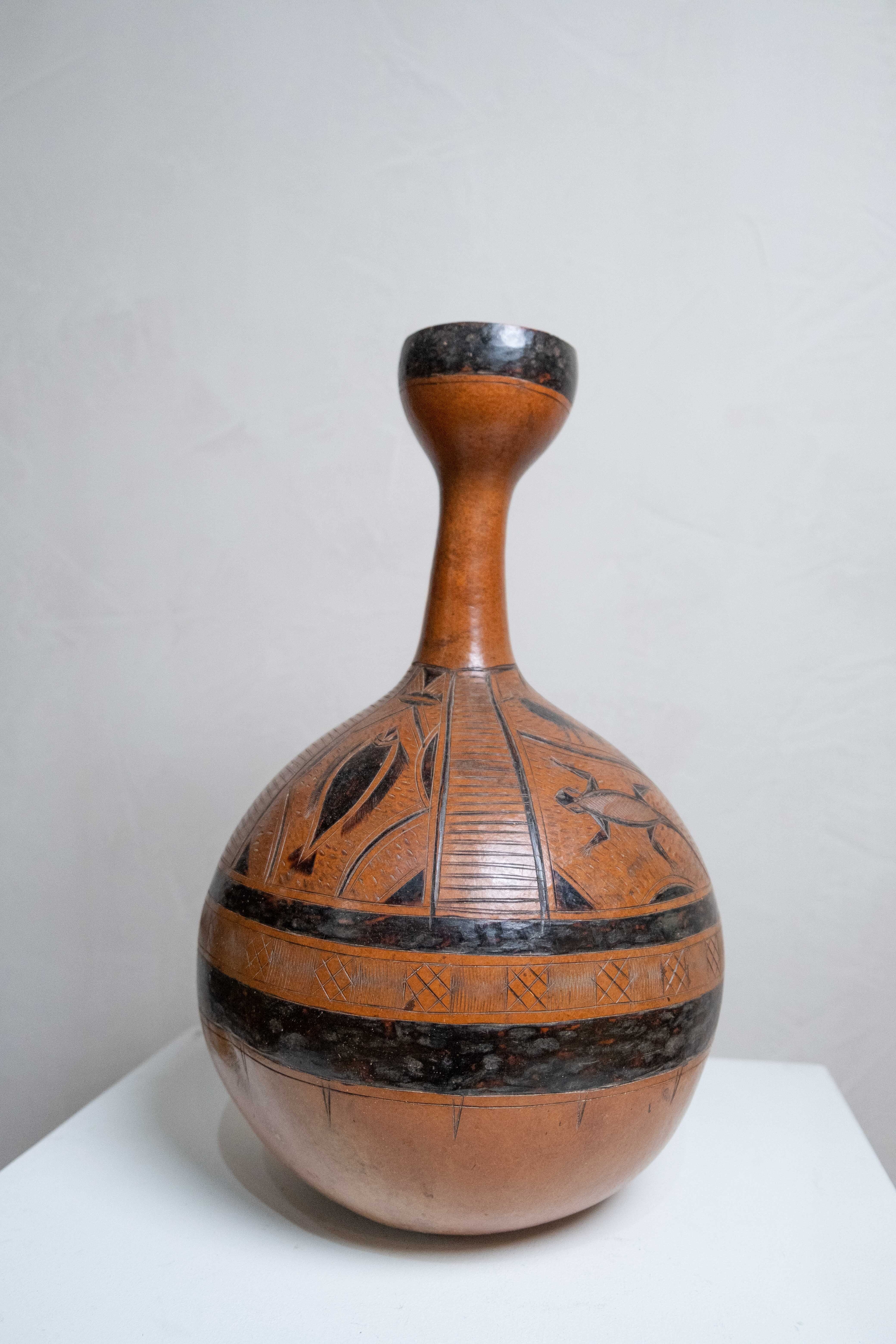 手工雕刻葫蘆壺｜肯亞