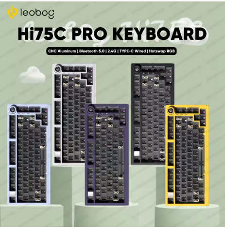 （2026新年限時優惠）LEOBOG Hi75c Pro 客製化機械式鍵盤鋁製套件 (只有底盤,沒有軸和鍵盤)