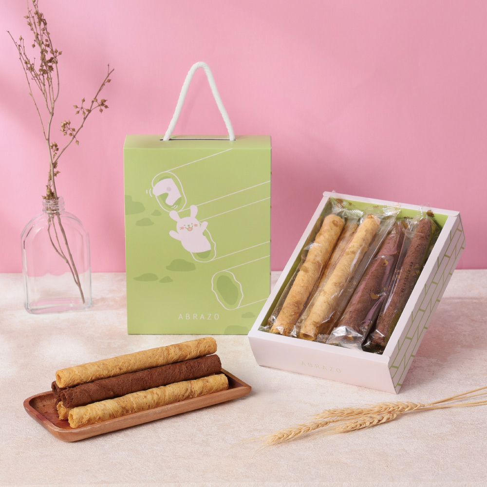 愛不囉嗦｜月光捲捲 手工厚蛋捲禮盒-效期至5/28