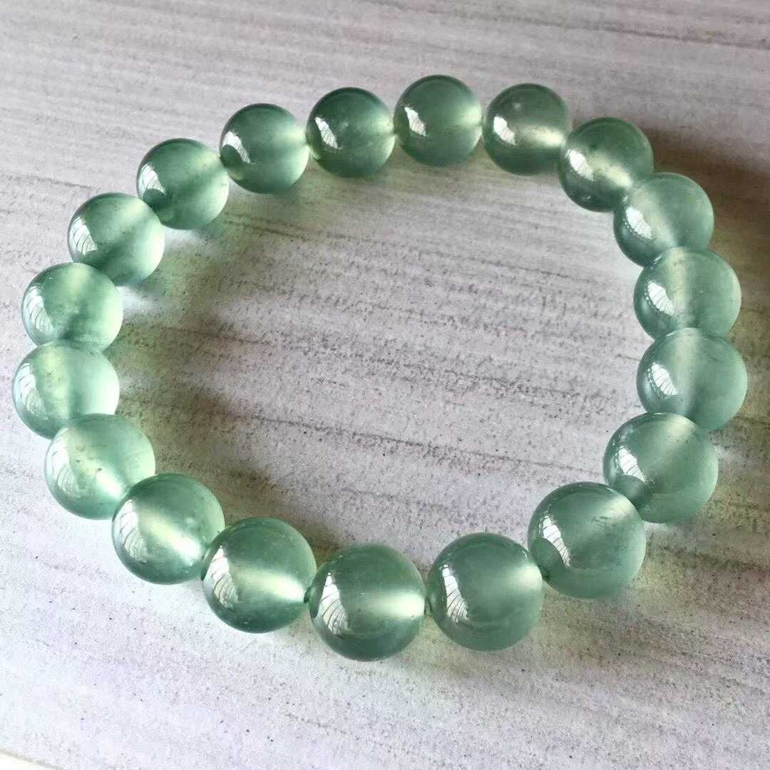 7125524 翡翠高冰晴綠手串 (10mm直徑)