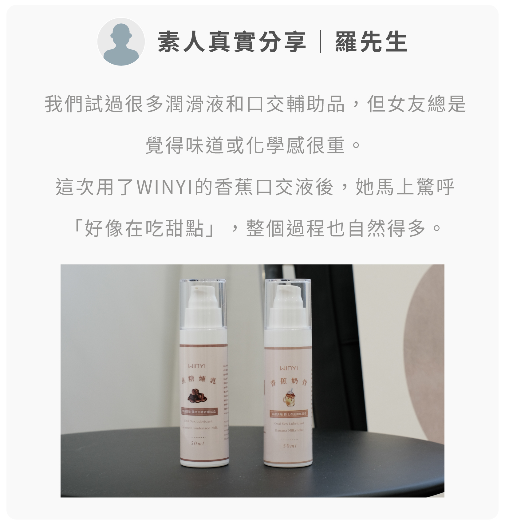 WINYI 口交液素人好評回饋