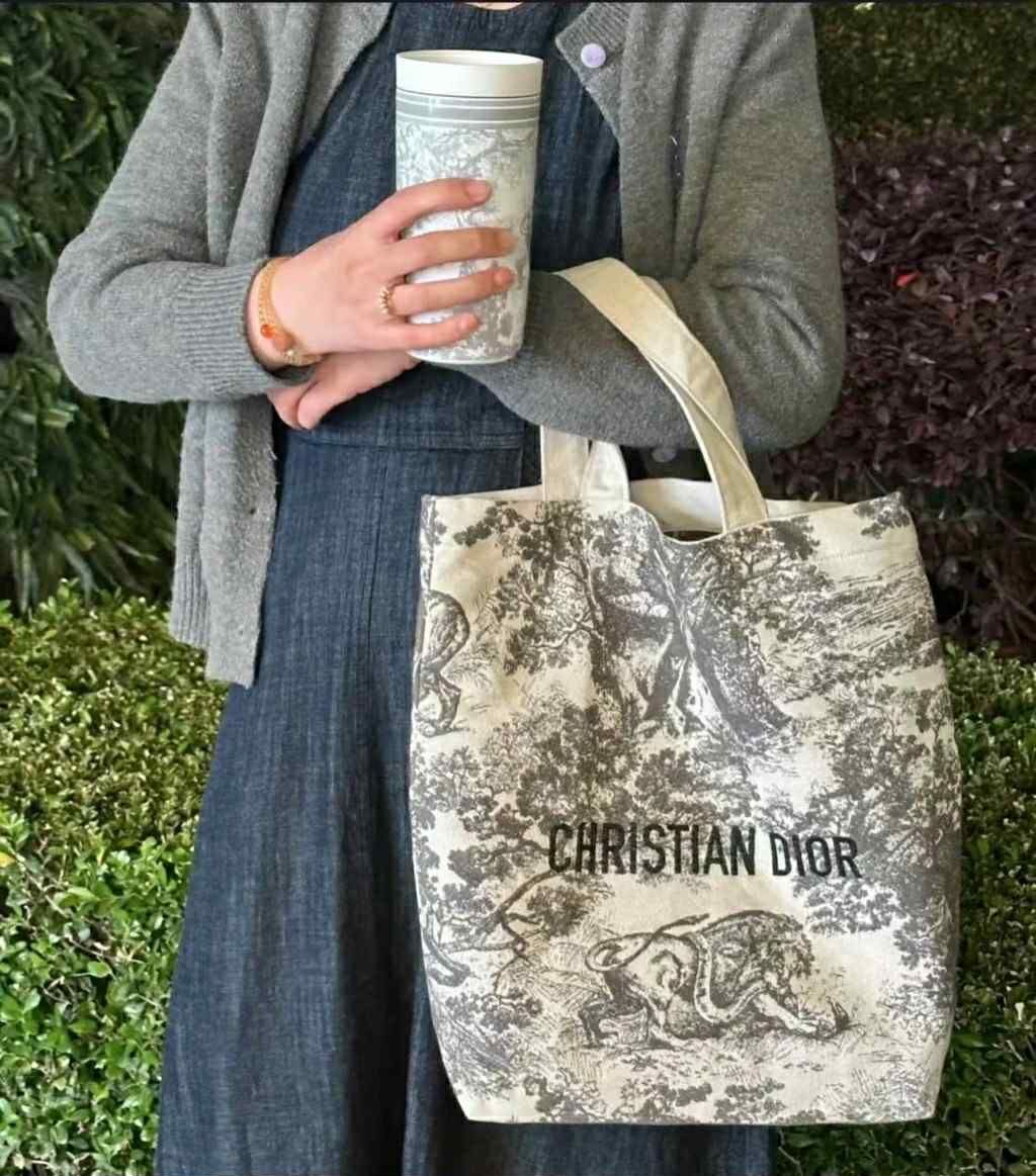 DIOR美妝官網限定 帆布包