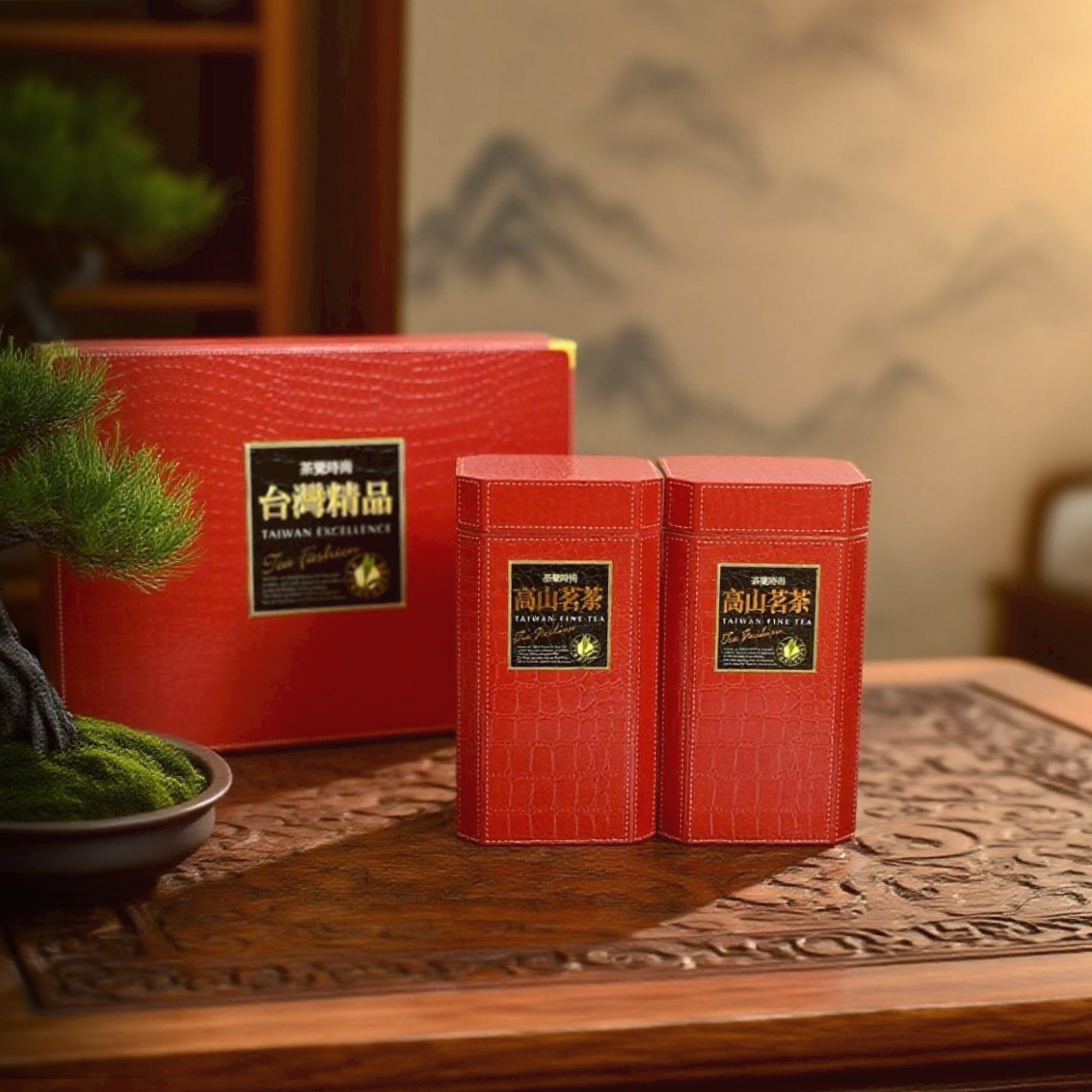 臺灣紅烏龍禮盒－焙火雙韻琥珀茶