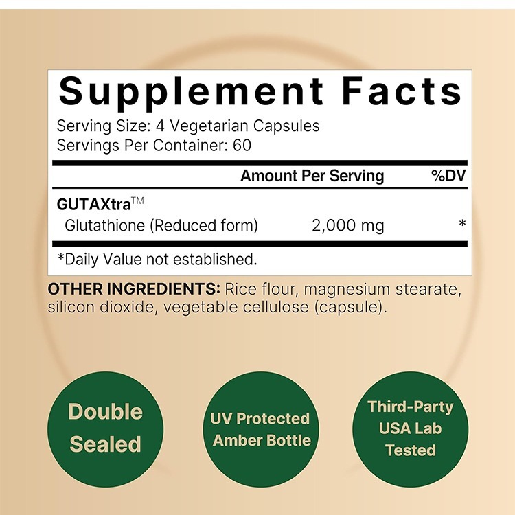 美國NatureBell Glutathione 穀胱甘肽500毫克,240粒膠囊