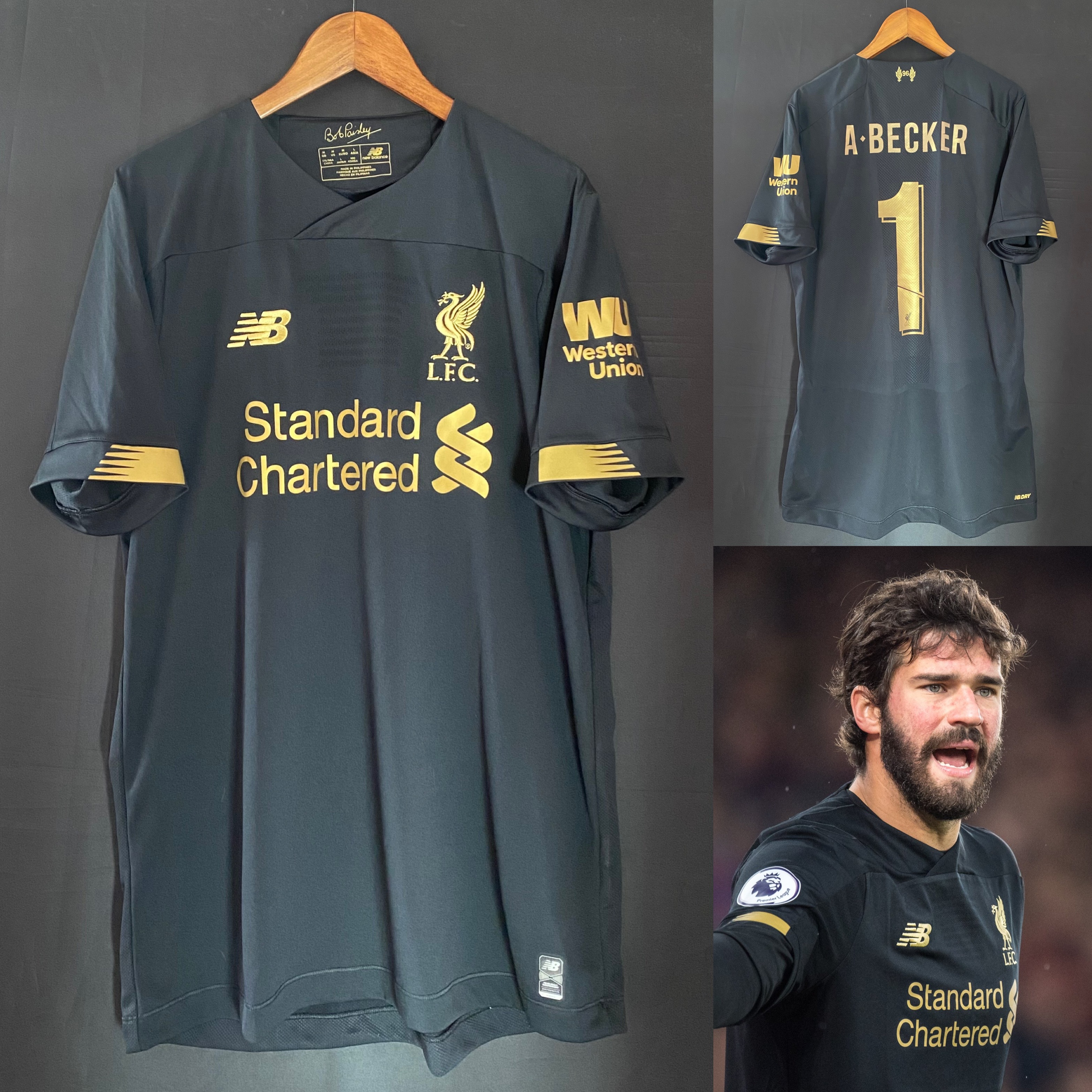 Liverpool 2019-2020 New Balance Goalkeeper Shirt #1 A BECKER