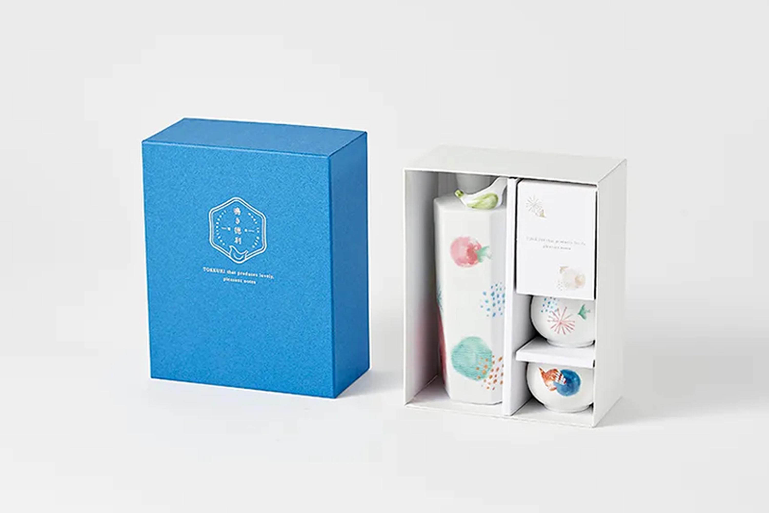 日本清酒冰鎮/溫酒兩用清酒器一壺兩杯組