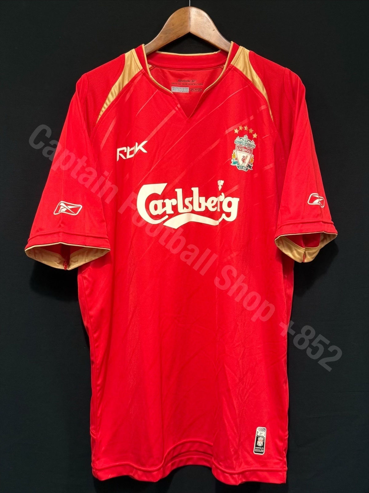 Liverpool 2005-2006 UEFA Champions League Reebok Home Shirt