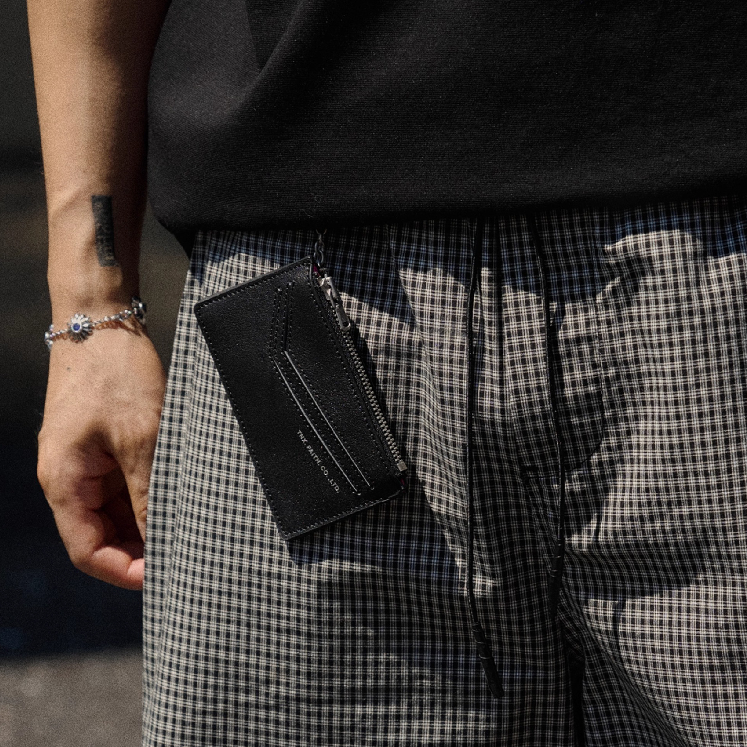 TANOXI Nappa Coin Purse 牛皮 拉鍊卡夾錢包 [TNX-B008]