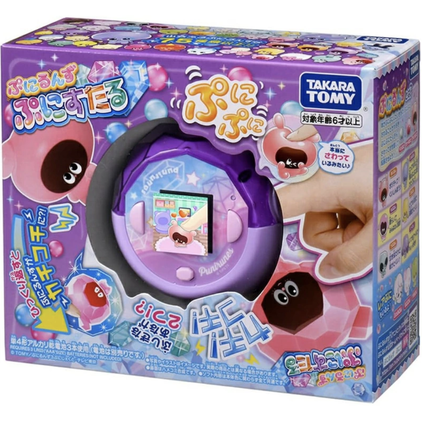 日本 2025 新版 Takara Tomy Punirunes Puni 可觸摸寵物育成遊戲