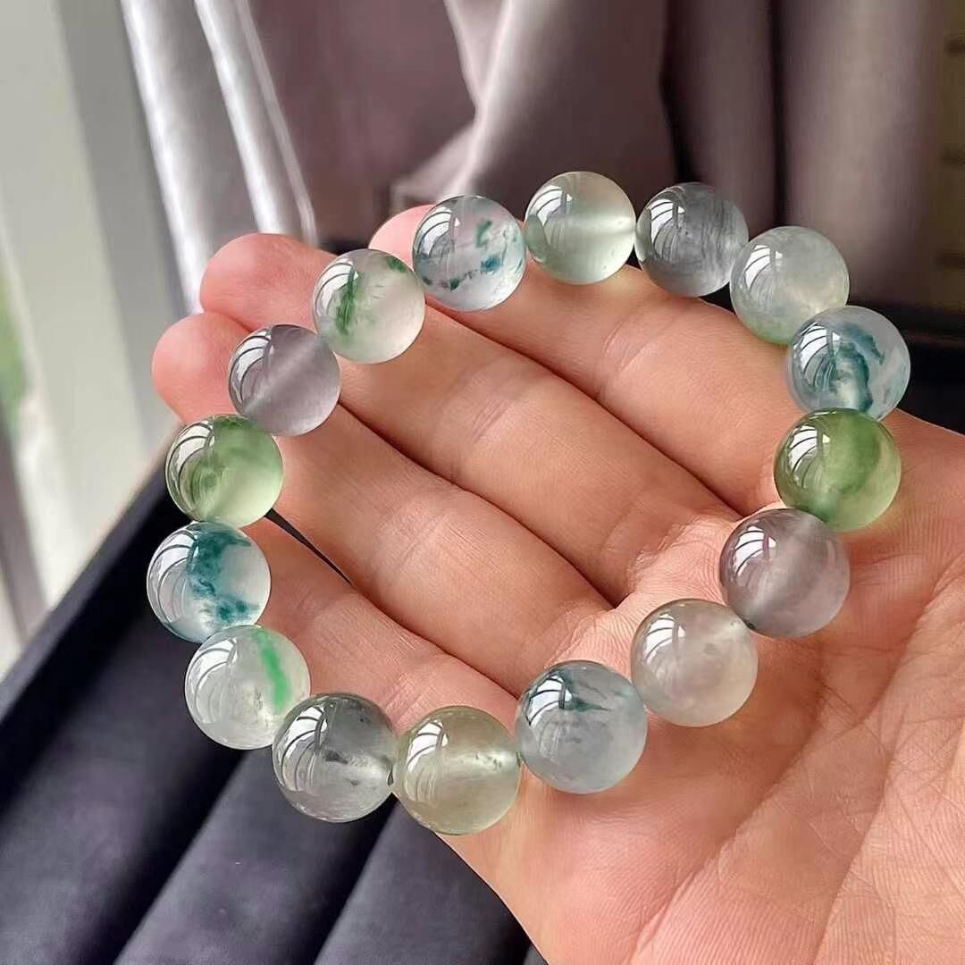 7125527 翡翠玻璃種多寶手串 (12.3mm直徑)