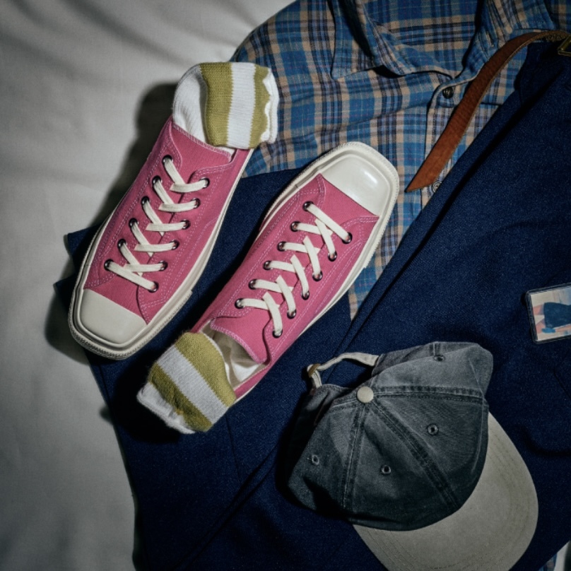 CONVERSE ALL STAR SQUARE TOE 粉色 方頭 奶油底 帆布鞋 休閒鞋 日本限定 31316073