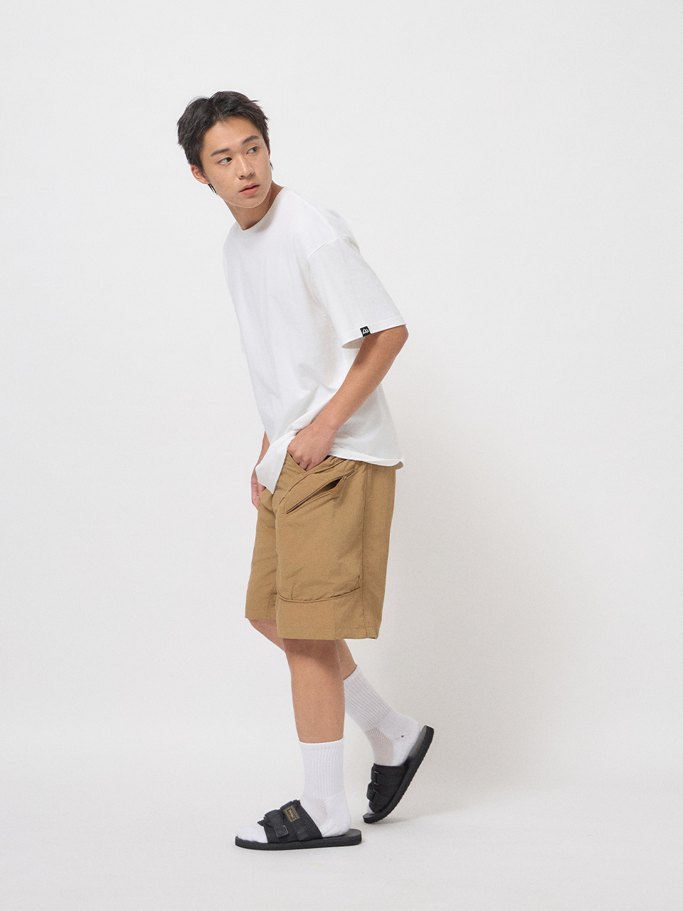 魔鬼氈雙帶拖鞋