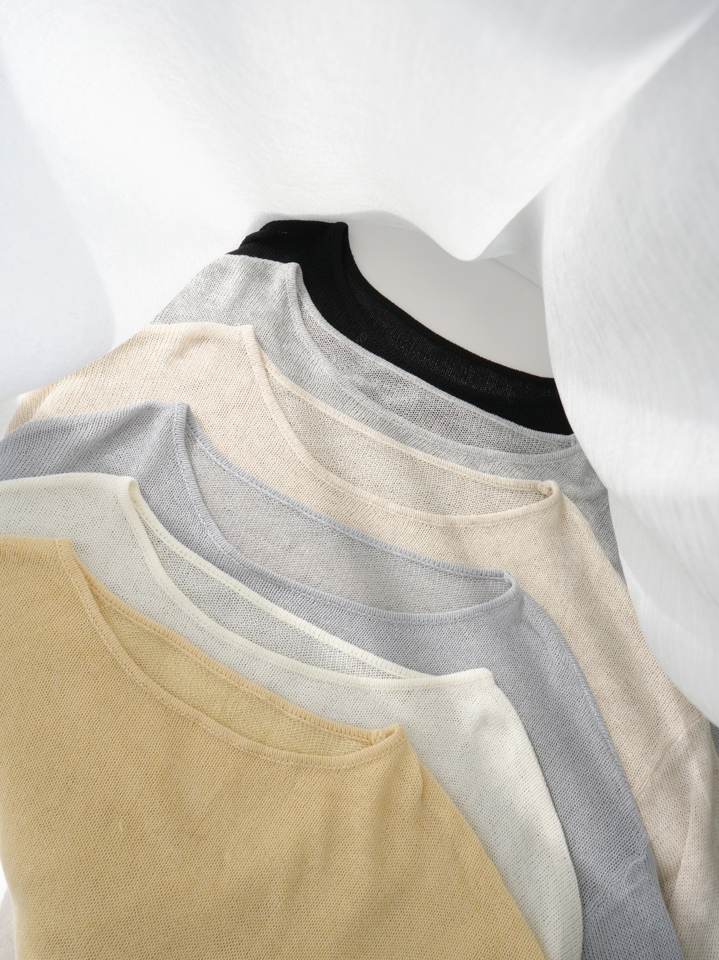 法朵Fado shop｜慵懶寬袖短版防曬薄款針織衫 0113126 六色