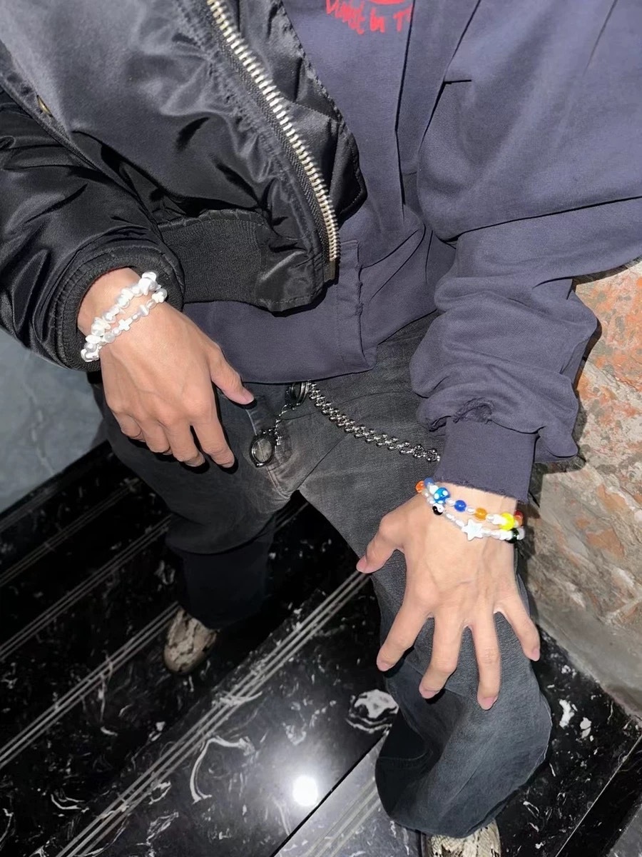 Good Value 高端 亮銀 RNA 街頭 造型 褲鍊