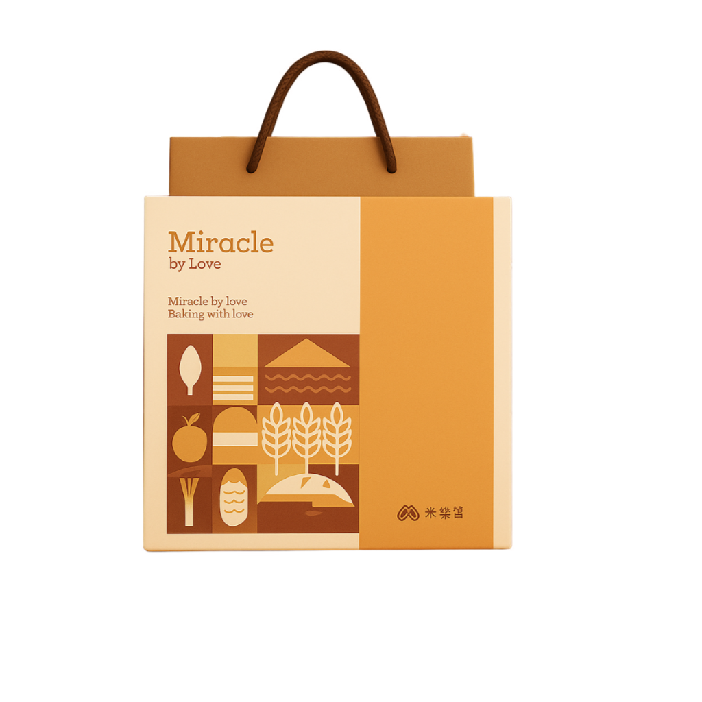 初月雙饗禮盒｜無麩質｜ 米千層酥 X 金莎巧克力米蛋糕／宜蘭二湖土鳳梨酥／堅果塔 任搭