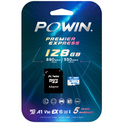 Powin NS2 專用 microSD Express 記憶卡 128GB