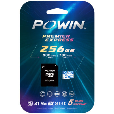 Powin NS2 專用 microSD Express 記憶卡 256GB