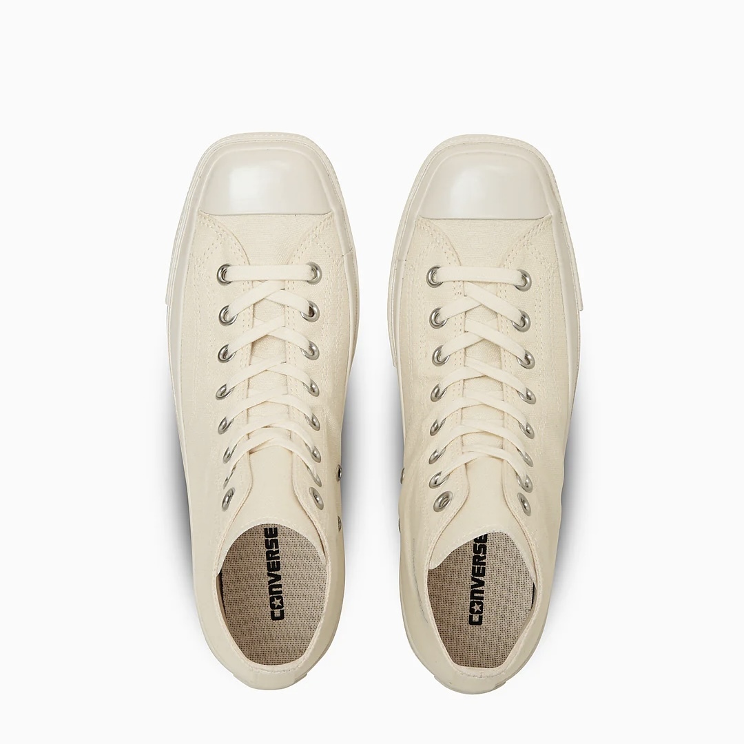 CONVERSE ALL STAR SQUARETOE SPEC 奶油白 高筒方頭 休閒 帆布鞋 日本限定 31316081