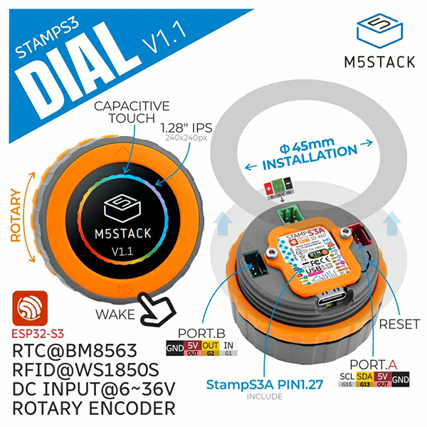 M5Stack Dial v1.1