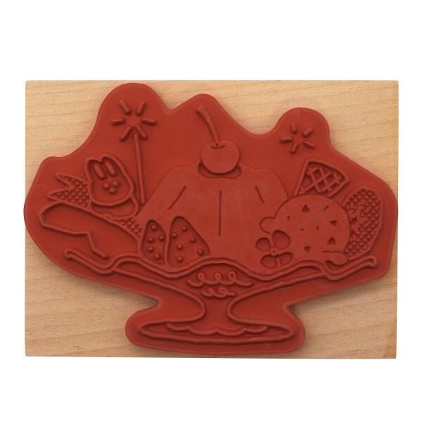 【kodomo no kao】I Love Stamp 木頭印章 果凍裝飾：1540-003