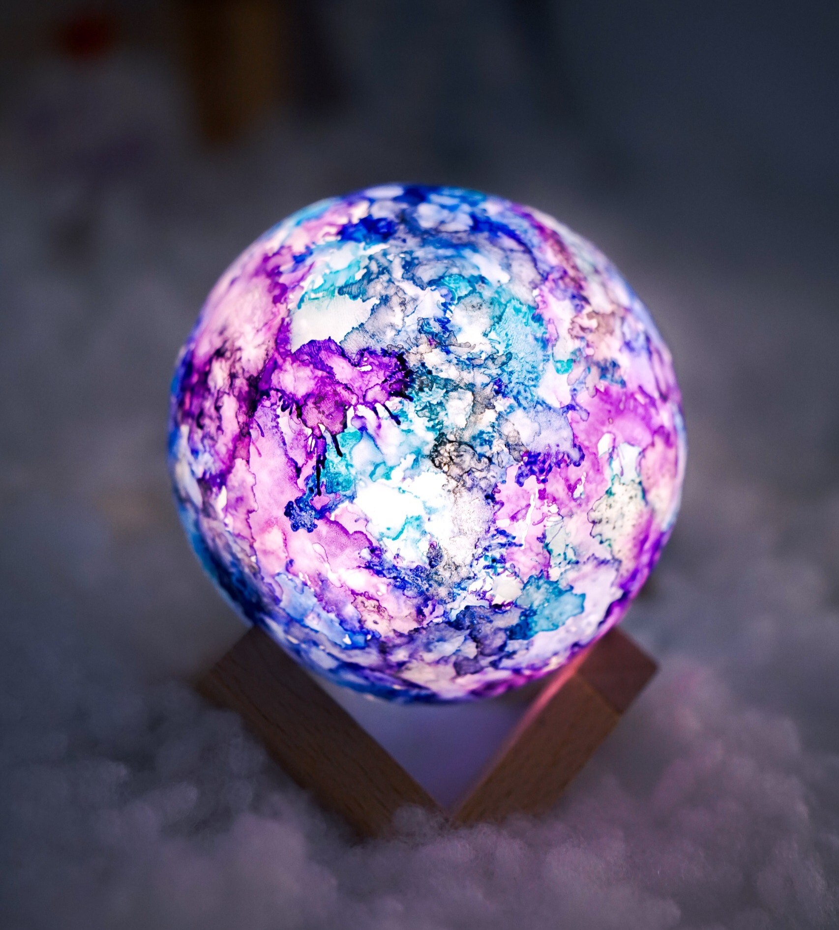 酒精墨水星球燈工作坊