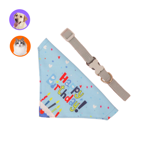 寵物生日派對圍兜