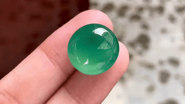 71231 翡翠滿色蛋面