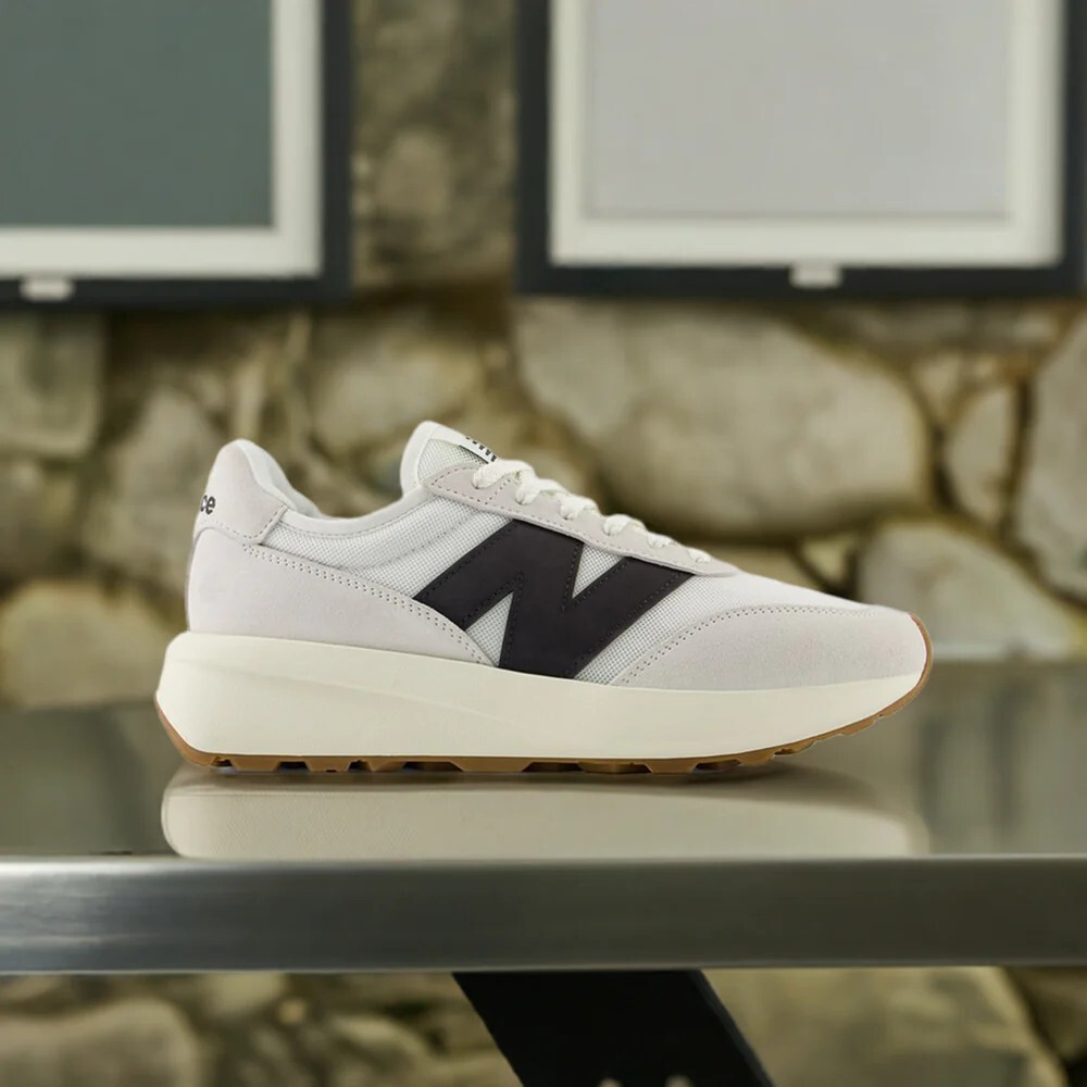 KTQ STORE ‧ New Balance 370 休閒鞋復古D楦女鞋男鞋白黑 U370CA