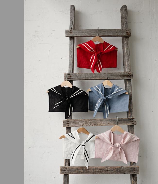 (預購)ALL THE BEAUTIFUL LINEN 海軍領巾 SAILOR COLLAR