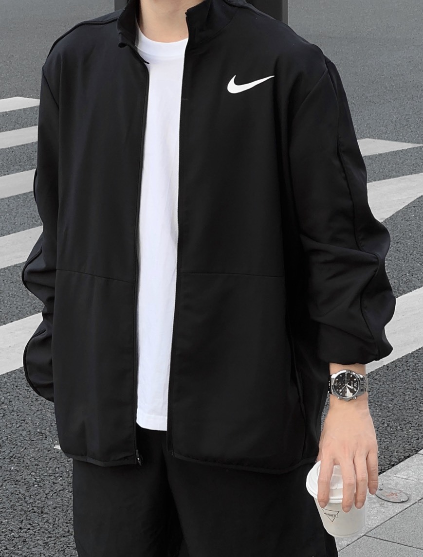 Nike Dri-Fit 黑武士 純黑 全黑 立領外套 DM6620011