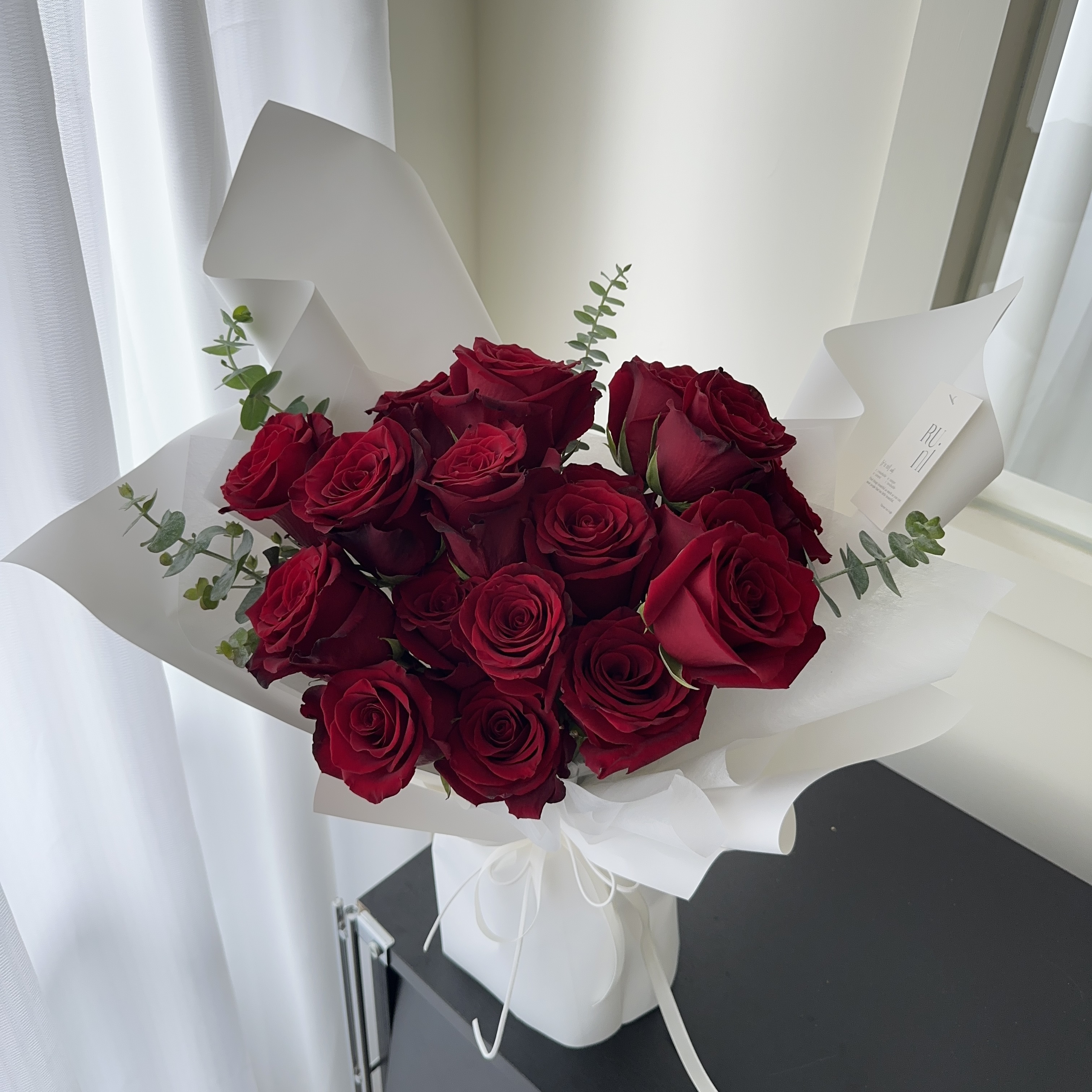 純玫瑰花束-20朵紅玫瑰花束