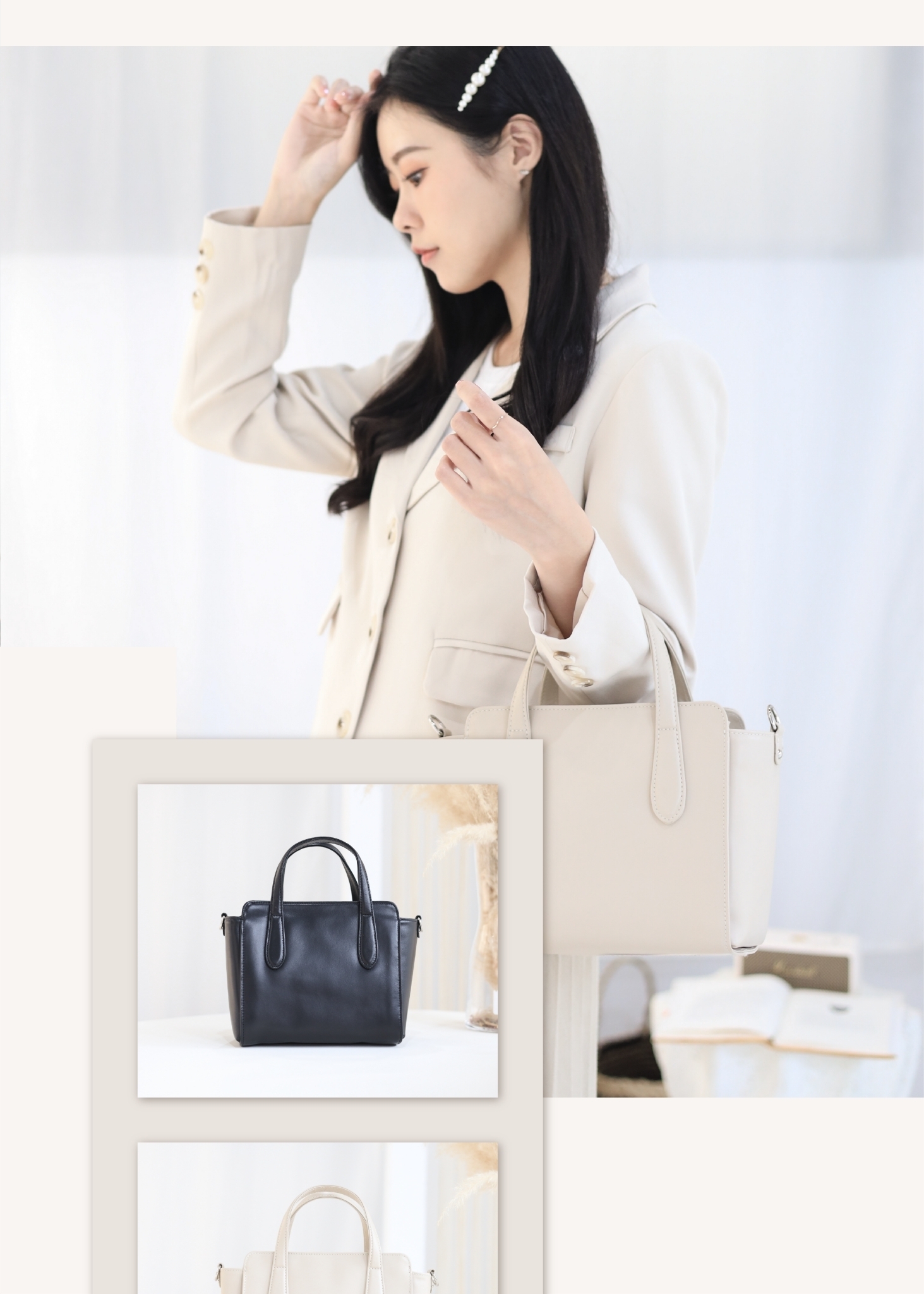 台灣手作NAPPA皮革小托特包 質感出遊首選