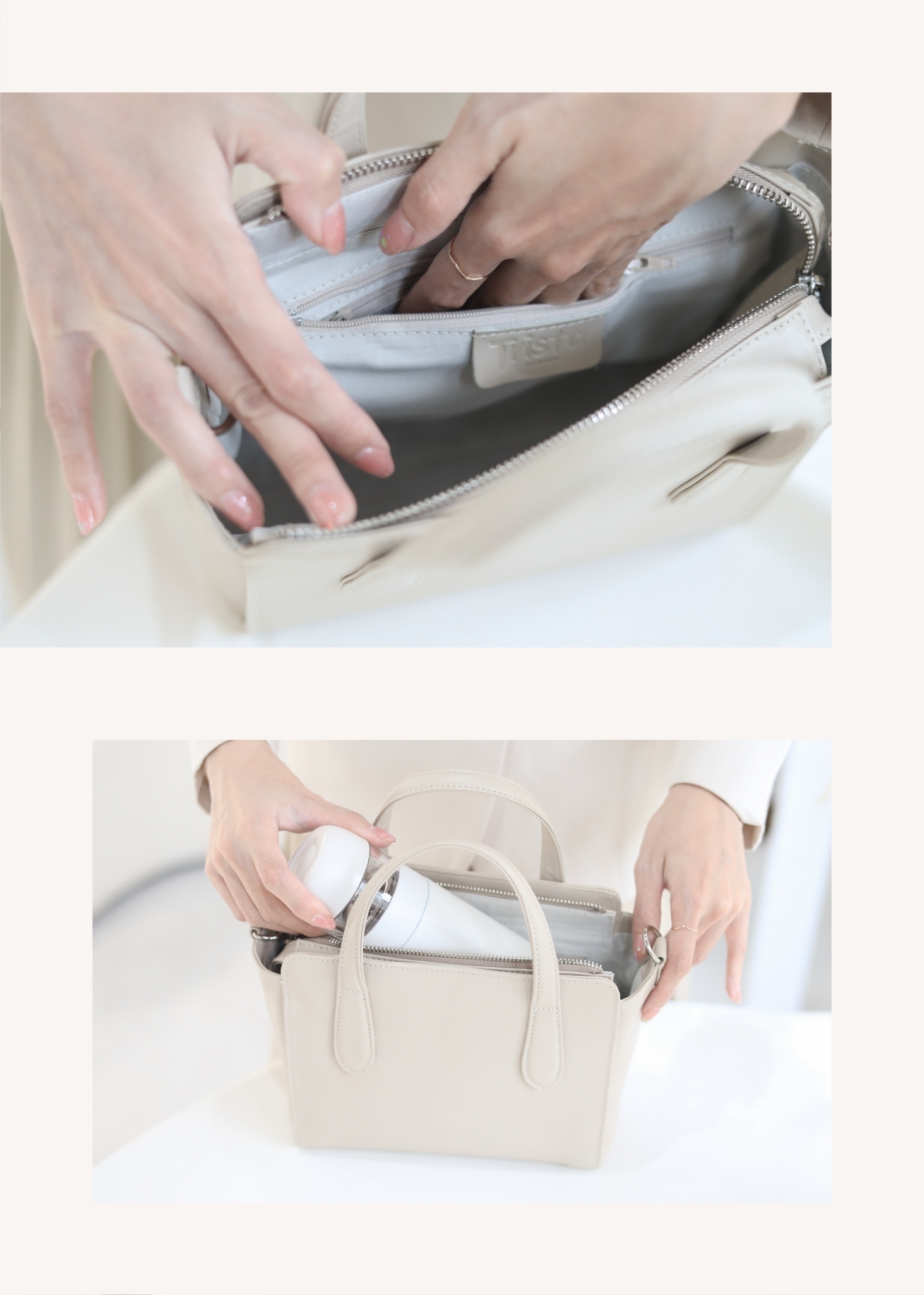 旅行日記托特包 真皮質感與日式清新兼具