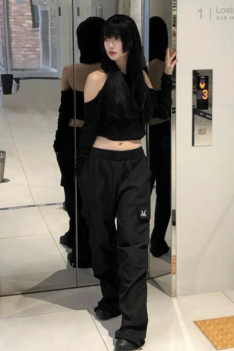 【OWN】Mucent 工裝長褲 休閒 輕薄 舒適 透氣 四季款 鬆緊腰 寬褲 束口褲 不分男女 黑色 鐵灰 淺灰 卡其 綠色