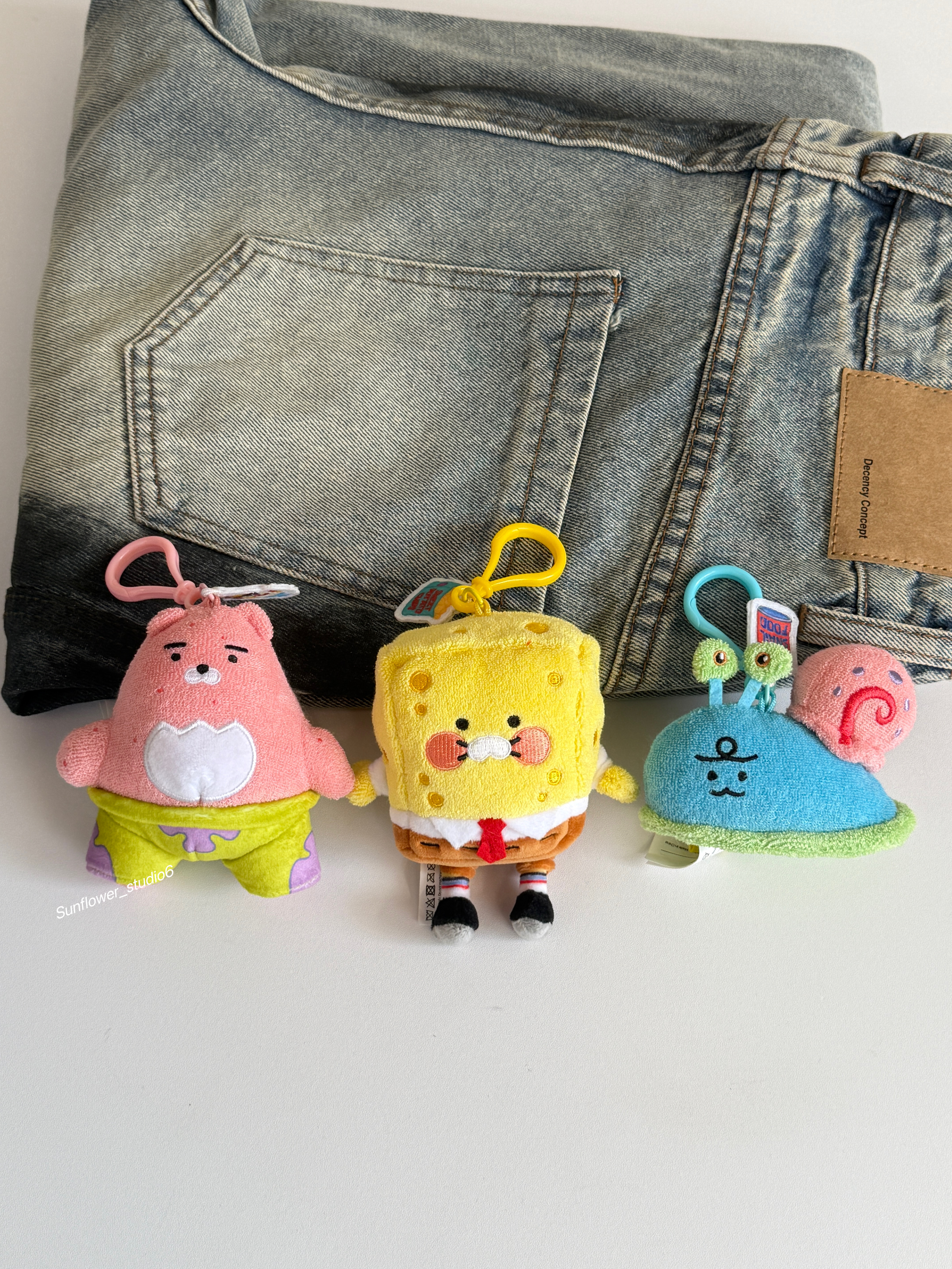 現貨賠爆ㄌ 韓國🇰🇷連線 Kakao Friends x 海綿寶寶 鑰匙圈娃娃 萊恩 春植 海綿寶寶 派大星 Jordy Kakao Friends 吊飾 玩偶(任買兩件711免運)/現貨