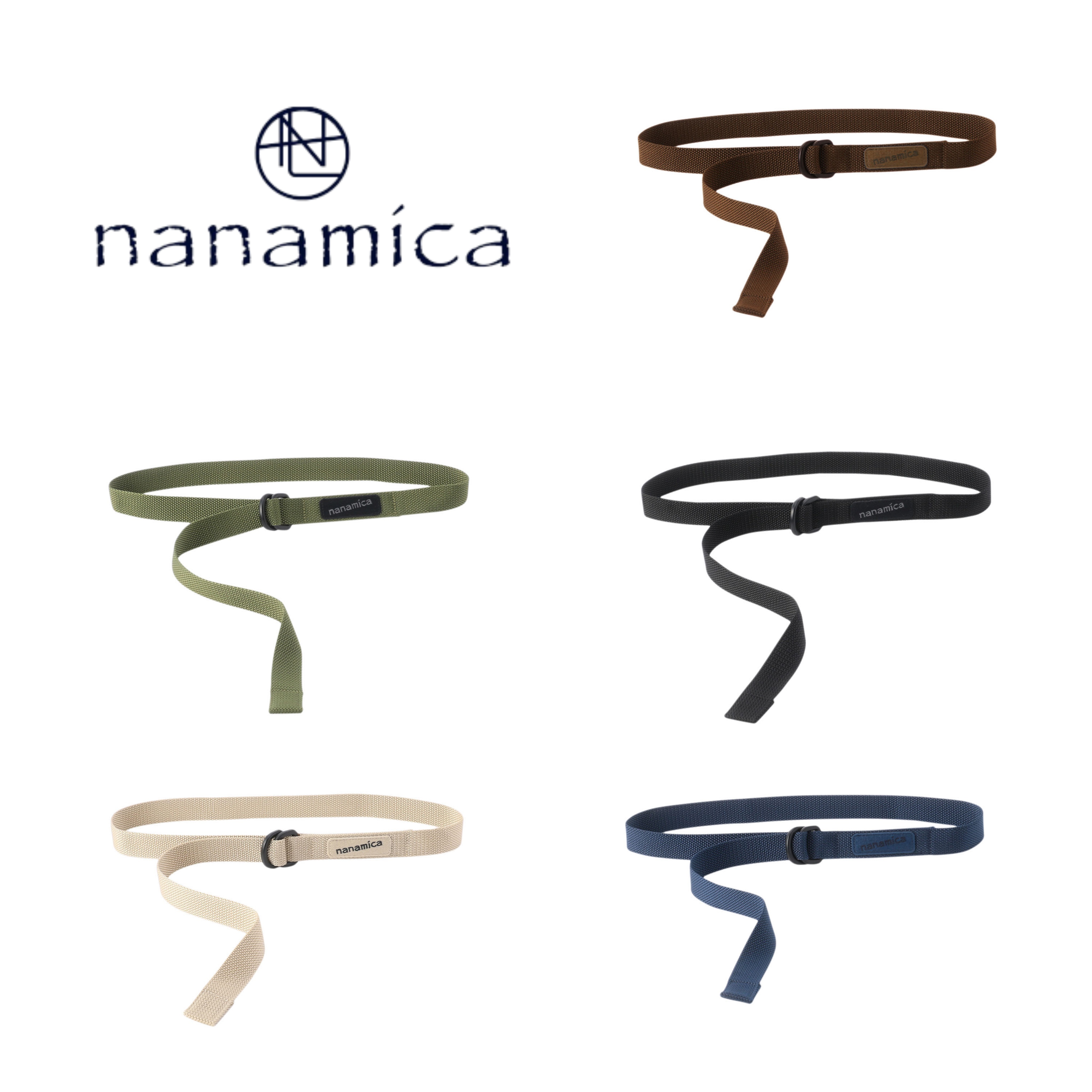 『代購+現貨商品』2025SS NANAMICA Tech Belt 帆布 腰帶 皮帶 現貨 SURF209