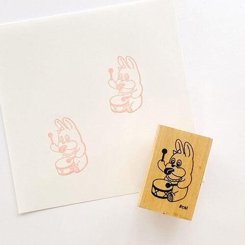 【kodomo no kao】I Love Stamp 木頭印章 樂器玩具：1533-059