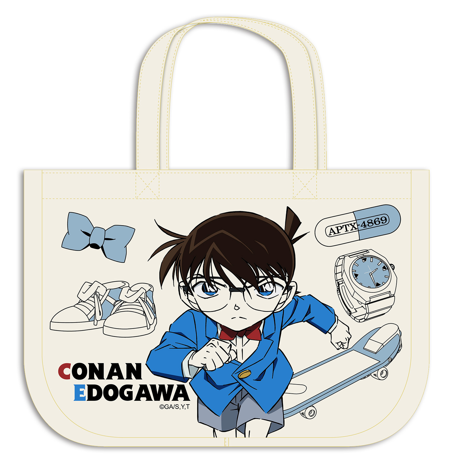 名偵探柯南-厚磅帆布提袋-柯南